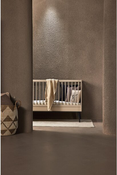 Bed 70x140cm Flow - Stone