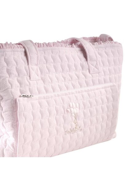 Pram holdall + changing mat Pink Garden Party