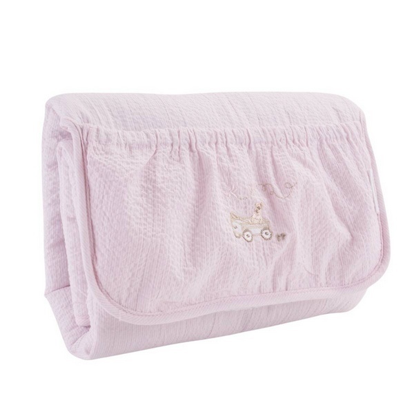 Travel changing mat Pink Garden Party Theophile & Patachou-4