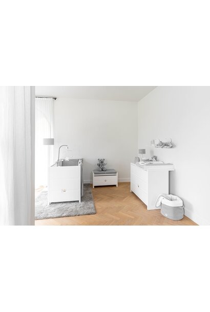 Bed 70x140cm & chest of drawers June