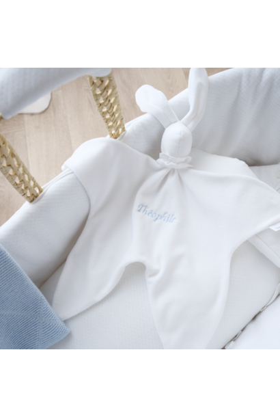 Théophile personalized cuddle cloth rabbit.