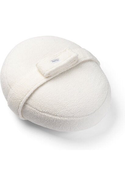 Housse Relax avec bretelles en écru effet peluche