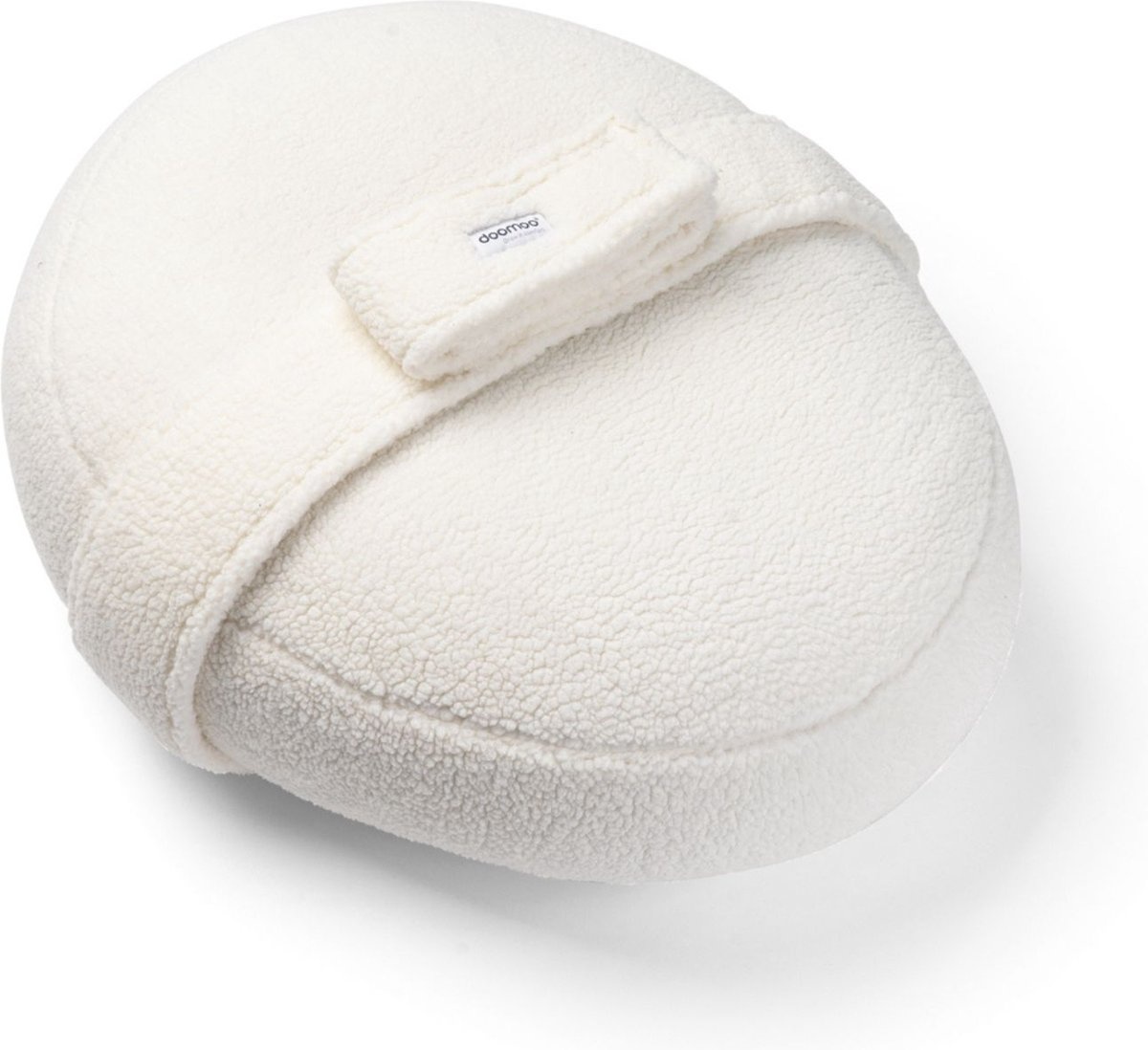Housse Relax avec bretelles en écru effet peluche-1