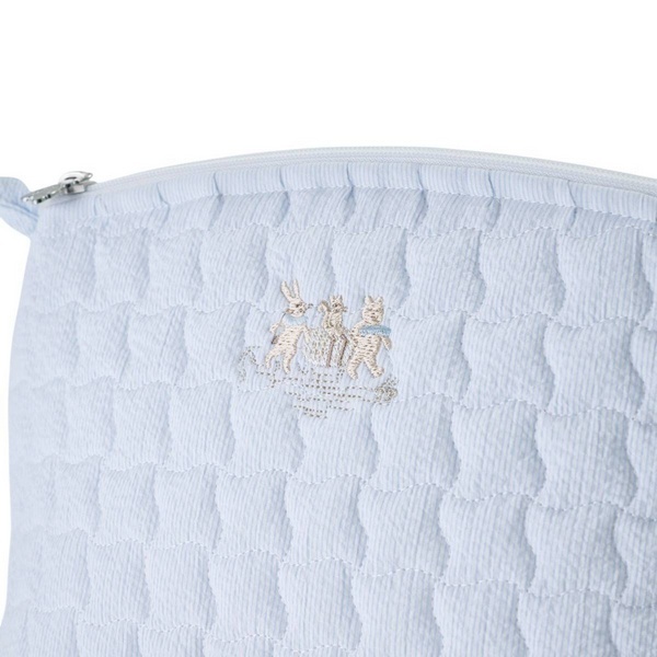 Trousse de toilette Blue Garden Party Theophile & Patachou-4