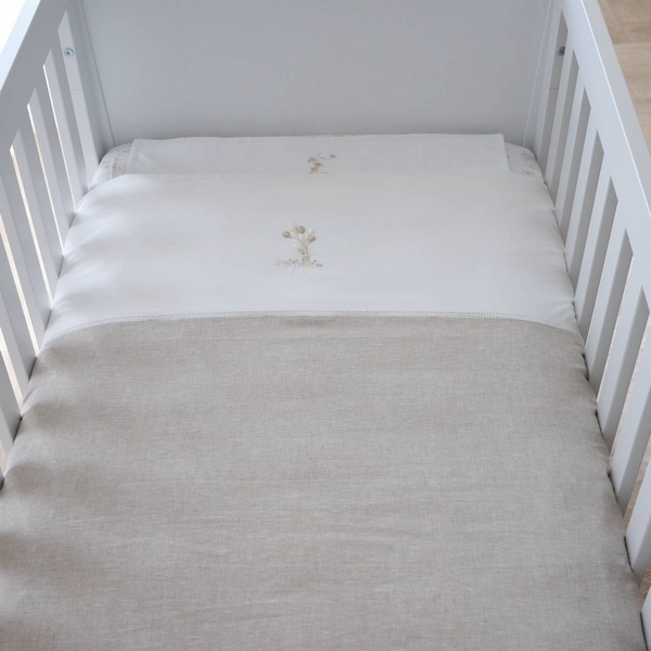 Donsovertrek bed met sloop Natural Garden Party Theophile & Patachou-1