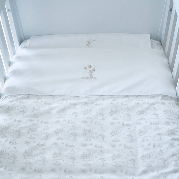 Donsovertrek bed met sloop Natural Garden Party Theophile & Patachou-1