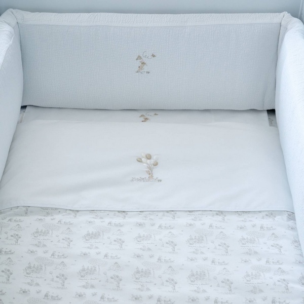 Donsovertrek bed met sloop Natural Garden Party Theophile & Patachou-2