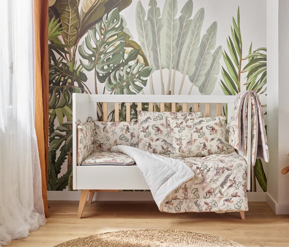 Bett 70x140cm + Kommode Pinio Swing white - Showroom model-2