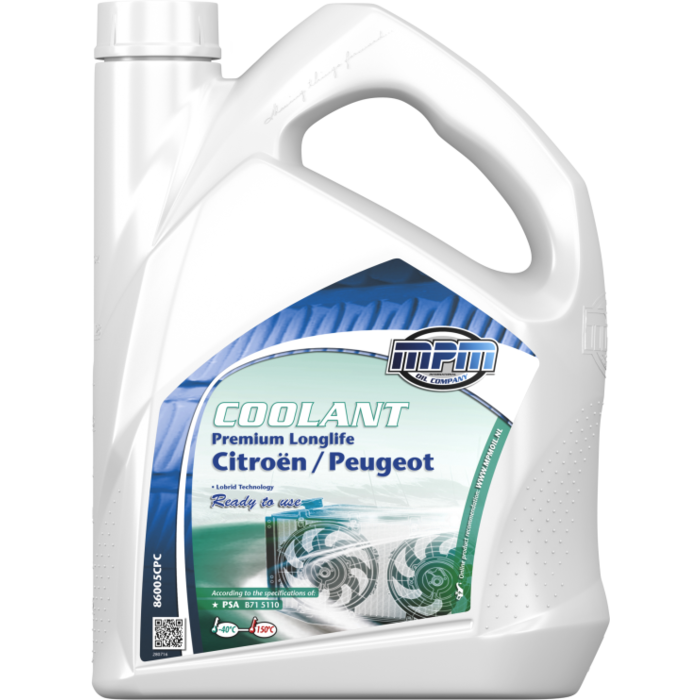 MPM KOELVLOEISTOF -40 CITROEN/PEUGEOT GROEN MPM 5 LITER