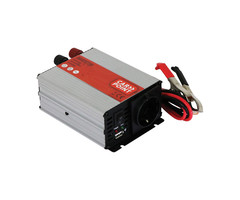 Carpoint Omvormer 12V>230V 300W accuklemmen