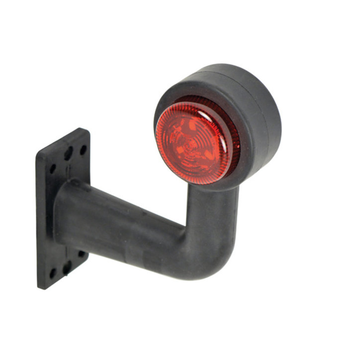 Carpoint LED Breedtelicht Rechts 90° Rood/Wit 136mm