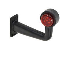 Carpoint LED Breedtelicht Rechts 90° Rood/Wit 165mm