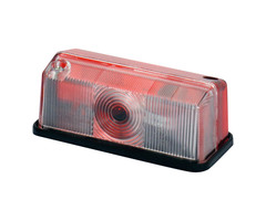 Carpoint 12V Breedtelicht Rood/Wit 37x93mm