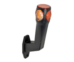 Carpoint 12V-5W Breedte- Markeringslicht Links 90° Rood/Wit/Oranje 100mm