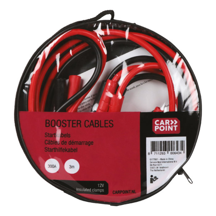 Carpoint Startkabelset 300A Geïsoleerde Klemmen