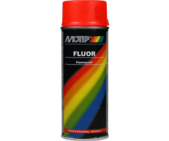 Motip Fluor verf rood | 400 ml spuitbus / spray | nummer 04020
