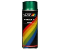 Motip Metallic verf groen | 400 ml spuitbus / spray | nummer 04043