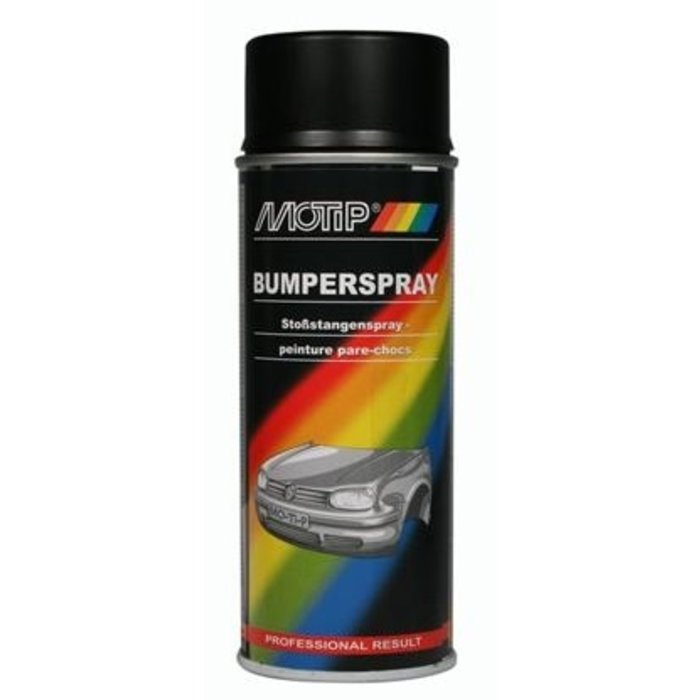 Motip Bumperspray zwart | 400 ml spuitbus / lak | nummer 04073