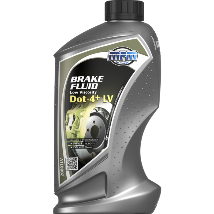 MPM Remvloeistof DOT 4+ Lage Viscositeit 1 Liter  20001LV