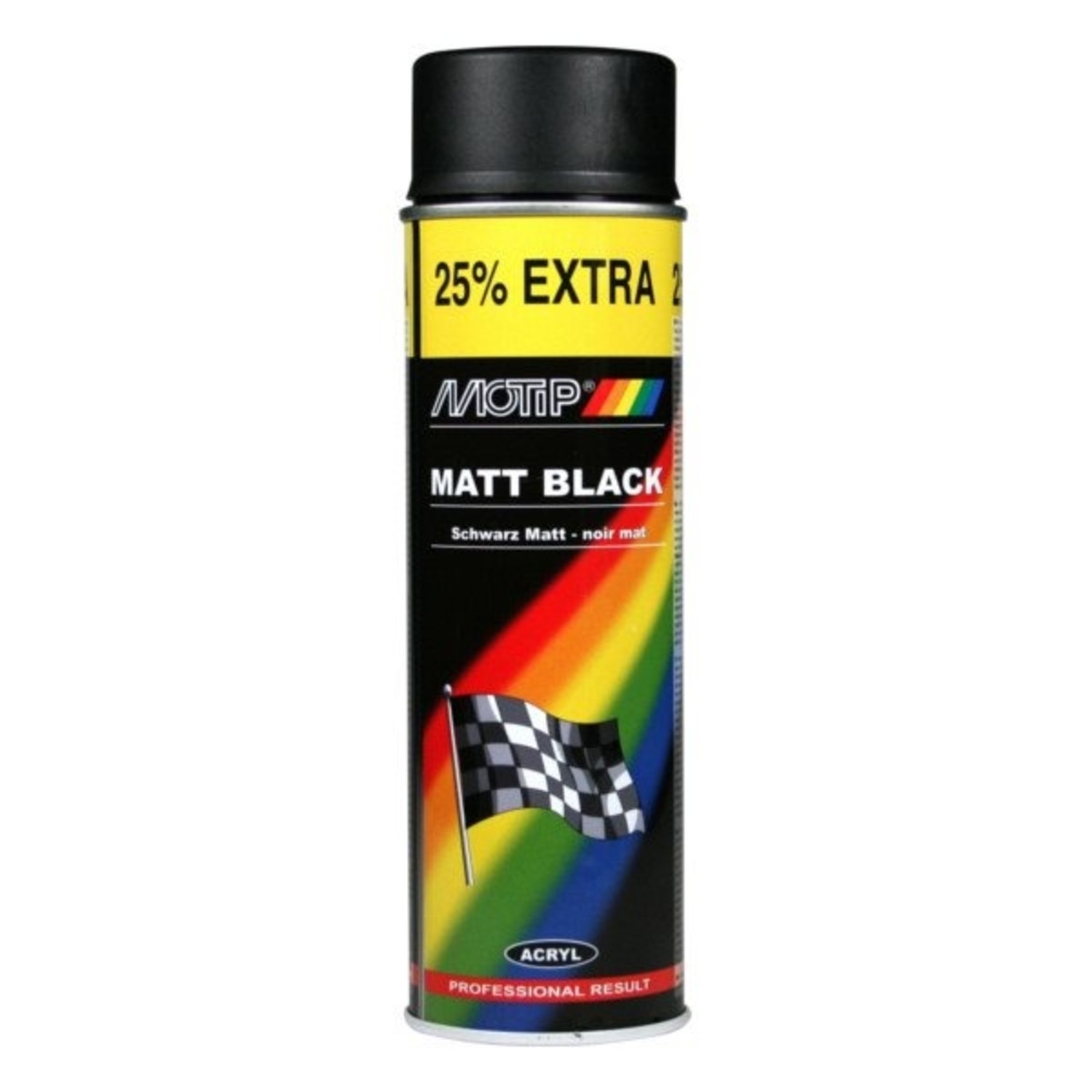 Mat zwart | 500 ml spuitbus / spray | ral | nummer - Autoklusser.nl