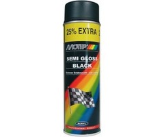 Motip Zijdeglans zwart | 500 ml spuitbus / spray | nummer 04001