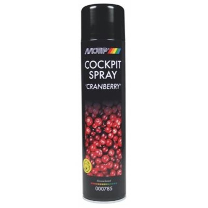 Motip Cockpitspray bessen | 600 ml spuitbus / spray | nummer 000785