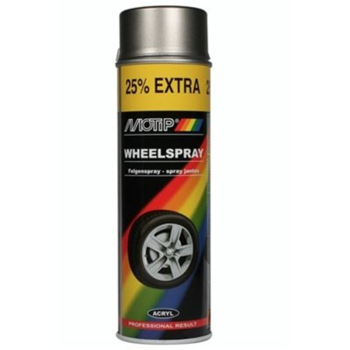 Motip Spuitbuis velgenlak steelwheel 500ml 04010