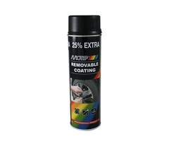 Motip Spuitbus verwijderbare lak zwart mat 500ml 04301