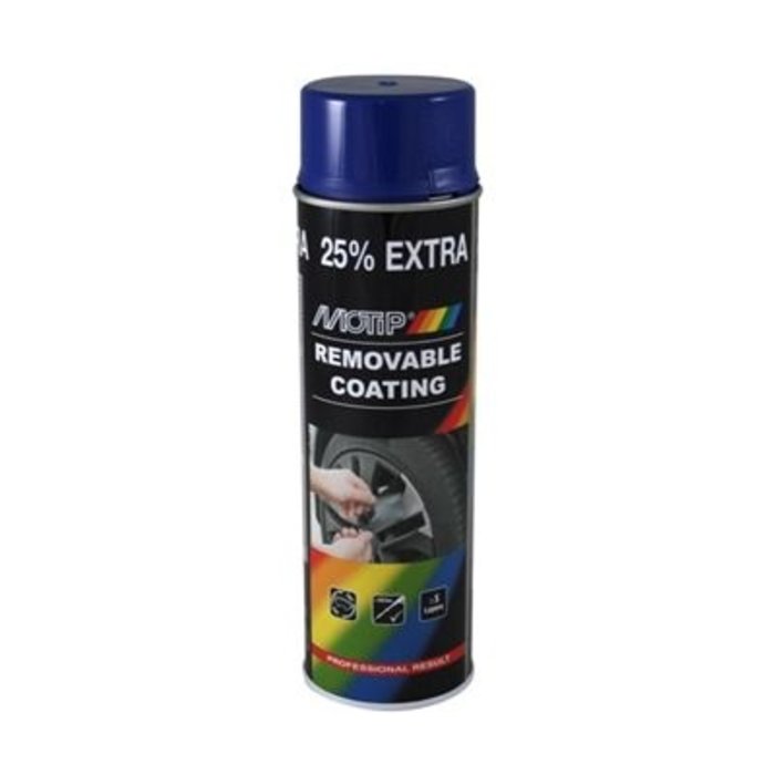Motip Spuitbus verwijderbare lak blauw 500ml 04308