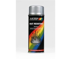 Motip Hittebestendige verf zilver | 400 ml spuitbus / spray | nummer 04032