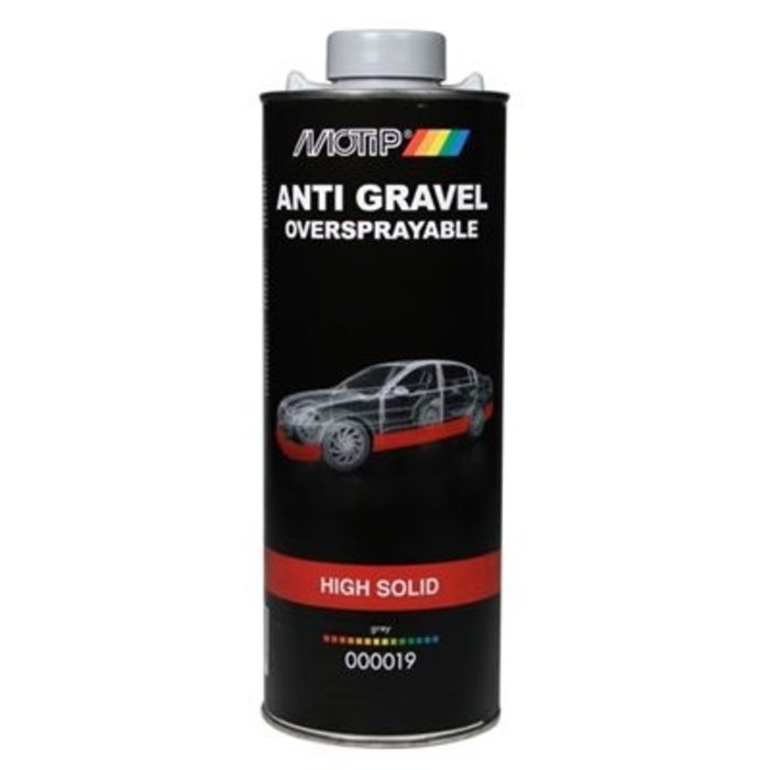 Motip Onderschroefbus ondercoating anti steenslag grijs high solid 1000ml 000019