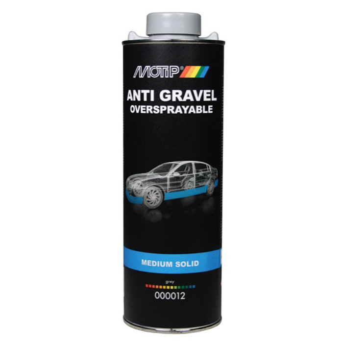 Motip Onderschroefbus undercoating anti steenslag grijs medium solid 1000ml 000012