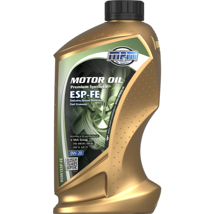 MPM 0W20 Motorolie Premium Synthetisch ESP-FE | 1 Liter | 05001ESP-FE