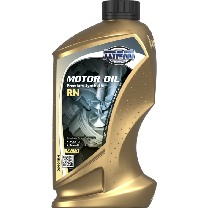 MPM 5W30 Motorolie Premium  Synthetic RN Renault / Dacia | 1 Liter | 05001RN