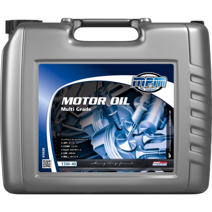 MPM 15W40 Motorolie Multi Grade | 20 Liter | 01020