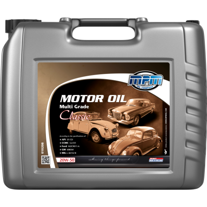 MPM 20W50 Motorolie Multi Grade Classic | 20 Liter | 01020B