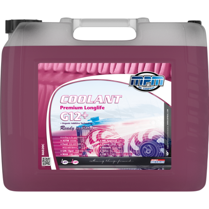 MPM COOLANT PREMIUM LONGLIFE -40°C G12+ READY TO USE 86020C