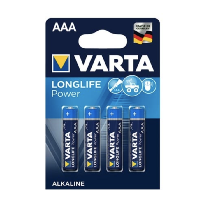 Varta batterijen VARTA  LONGLIFE AAA / LR03 4ST