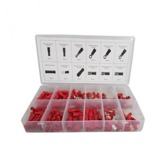 Weber Tools Assortiment Kabelverbinders rood 260 pcs FD-6052