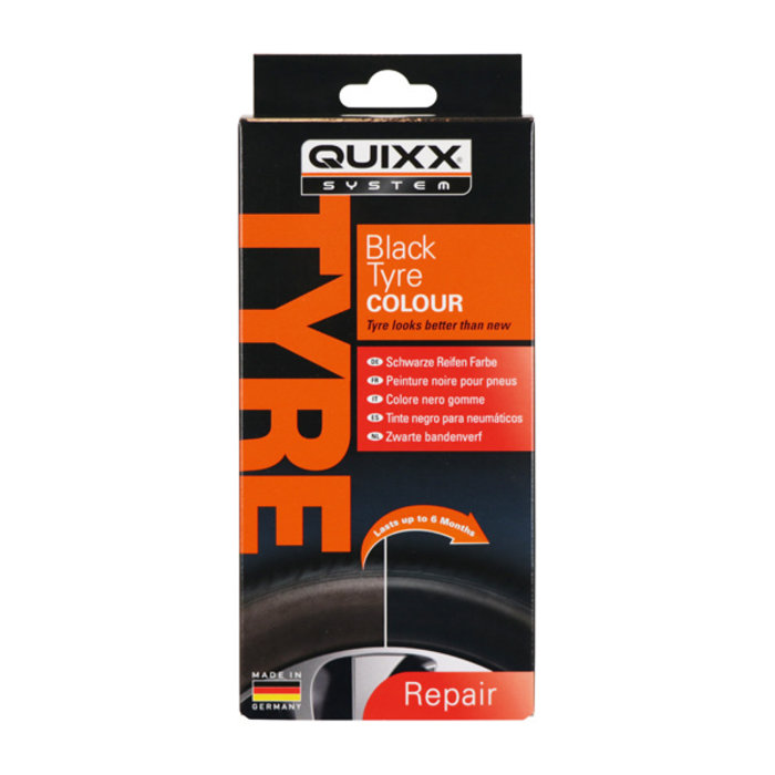 Quixx Bandenzwart 75ml inclusief 2 sponzen