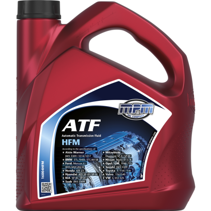 MPM ATF Automatische Versnellingsbakolie HFM | 4 Liter | 16004HFM