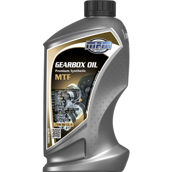 MPM Gearbox Oil 75W-80 GL-5 Prem.Synth.MTF 1 ltr