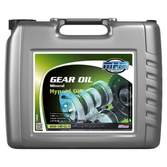 MPM Versnellingsbak Olie 85W140 GL5 Mineraal | 20 Liter | 14020