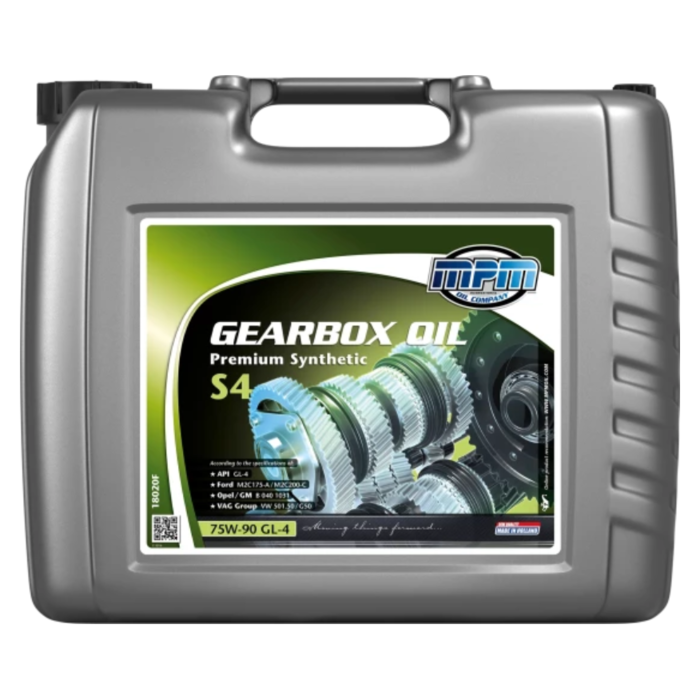 MPM Versnellingsbak Olie 75W90 GL4 Synthetisch  S4 | 20 Liter | 18020F