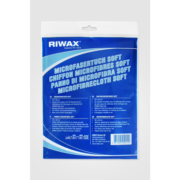 Riwax Microvezeldoek | 40x40cm | 04014 | Autoklusser