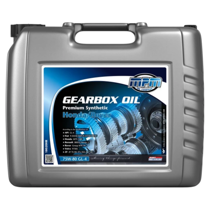MPM Versnellingsbak Olie 75W80 GL4 Synthetisch Honda/Rover | 20L | 18020HR