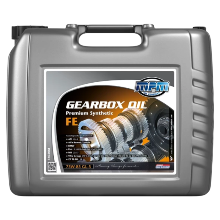 MPM Versnellingsbak Olie 75W85 GL5 Synthetisch FE | 20 Liter | 18020M