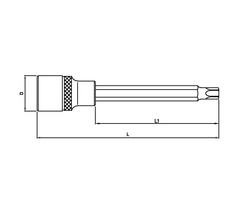 Sonic Dop veeltand lang XZN 1/2", 10 mm | 83880010