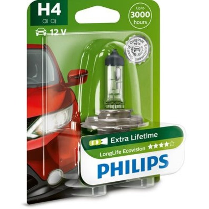 Philips H4 12V 55W LONGLIFE | 12342 LLECOB1