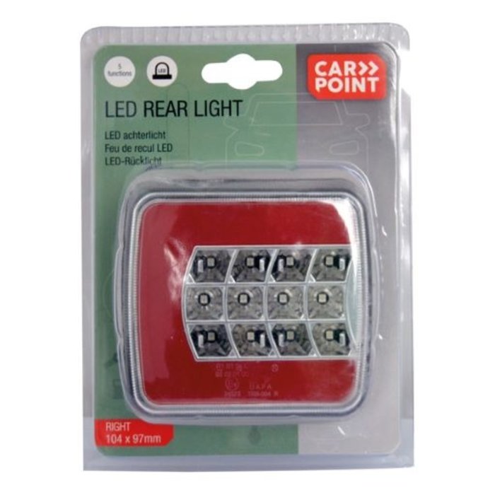 Carpoint LED Achterlicht Rechts 4 functies